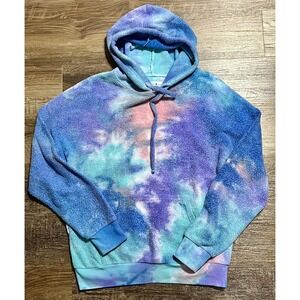 Soft Serve Cloud Cotton Hoodie Tie dye Pullover Sweatshirt Size XS Mermaid Dream